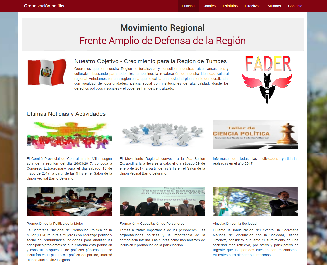 Modelo de página web